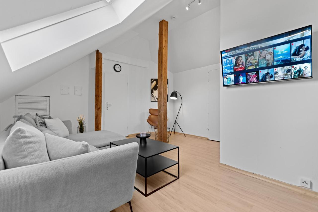 Stilvolle Wohnung: Private Dachterrasse - Zentral เอาก์สเบิร์ก ภายนอก รูปภาพ